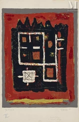 Roger BISSIÈRE (1886-1964)-Composition, 1951-img1