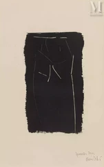 Olivier DEBRE (1920-1999)-Signe-personnage, 1958-img1