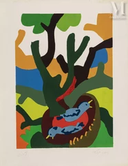 Charles LAPICQUE (1898-1988)-Le nid-img1