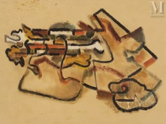 Henri NOUVEAU (1901-1959)-Composition, 1932-img1