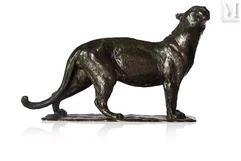Roger GODCHAUX (1878 - 1958)-"Panthère humant"-img1