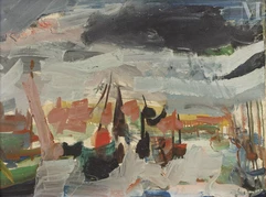 Eugène LEROY (1910-2000)-Marine-img1