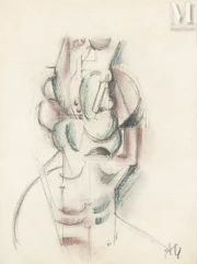 Albert COSTE  (Marseille 1895 - 1985)-Composition-img1