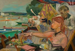 André PLANSON La Ferté sous Jouarre 1898-1981)-Les canotiers-img1