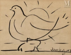 Oscar DOMINGUEZ (Laguna 1906-Paris 1957)-Colombe-img1
