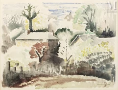 Paul-Elie GERNEZ  (Valenciennes 1888 - 1948)-Paysage-img1