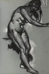 Paul-Elie GERNEZ  (Valenciennes 1888 - 1948)-Nu féminin-img1