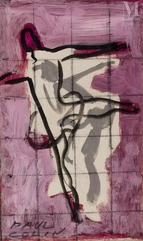 Paul COLIN (Nancy 1892 - Nogent sur Marne 1985)-Étude de danseurs, avec mise au carreau-img1