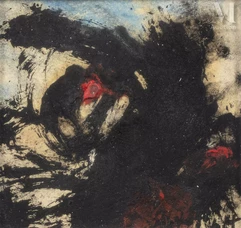 ERNEST ENGEL-PAK (1885-1965)-La pièce noire, 1964.-img1