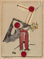 Raoul HAUSMANN (1886-1971)-Sans titre, 1961-img1