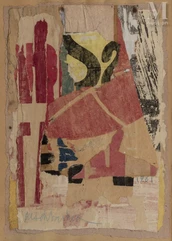 Arthur AESCHBACHER (né en 1923)-Composition, 1961-img1