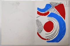 Sonia DELAUNAY (1885-1979)-Lithographie pour une Invitation de cocktail à la galerie Denise René.-img1
