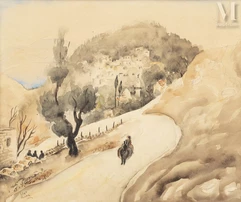 Reuven RUBIN (Galati 1893 – Tel-Aviv 1974)-Paysage de Galilée-img1