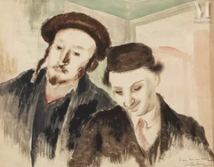 Abraham WEINBAUM (Kamenec - Podolski 1880 - déporté à Sobibor en 1943)-Les deux amis-img1