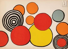 Alexander CALDER (1898-1976)-La mémoire élémentaire pl.2: Taches de Rousseur, circa 1976-img1
