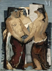 Jean SOUVERBIE (Boulogne -Billancourt 1891 - Paris 1981)-Le bonheur du marin, vers 1927-img1