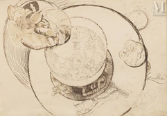 Frantisek KUPKA (Opocno 1871- Puteaux 1957)-Etude, circa 1900-img1