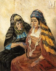 Enrique SIMONET-LOMBARDO  (1863 - 1927)-Deux femmes-img1