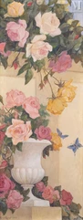 Alexandre  ROUBTZOFF (Saint Petersbourg 1884 - Tunis 1949)-Roses dans une villa à Sidi Bou Said-img1
