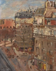 Paul HANNAUX (Paris 1899 - Luxembourg 1954)-Boulevard Saint Milchel-img1
