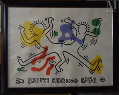 D'après Keith HARING-Composition-img1