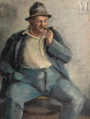 Maurice ASSELIN (1882-1947)-Le critique gastronomique Curnonsky, vers 1924-img1