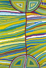 Judy Watson Napangardi (c. 1925/30 - 2016)-Hair String, 2010-img1