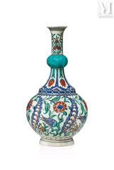 Bouteille Samson d'après un modèle Iznik conservé à Ecouen-Paris, vers 1880-img1