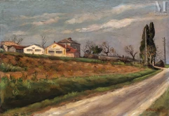 Samson FLEXOR (Soroca 1907 - Sao Paulo 1971)-Route de campagne, Lot-et-Garonne-img1