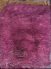 Horia DAMIAN (né en 1922)-Composition rouge et or, 1959-img1