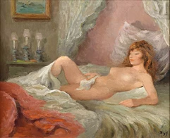 Marcel DYF (Paris 1899-Bois d'Arcy 1985)-Nu allongé-img1