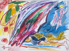 Edouard PIGNON (1905-1993)-La danse des parasols, 1975-img1