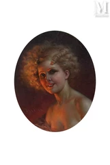 Maurice MILLIERE (1871 - 1946)-Portrait de femme-img1