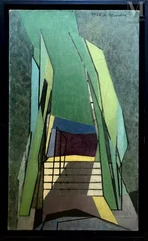 André BEAUDIN (1895- 1979)-Composition, 1956-img1