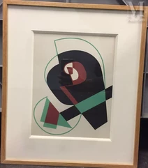 Alberto Magnelli (1888 - 1971)-Aux nourritures terrestres, 1950-img1