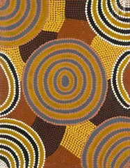 Paddy Carroll Tjungurrayi (c. 1927 - 2002)-Bush Tucker Wati-ya-Wanu, 1989-img1