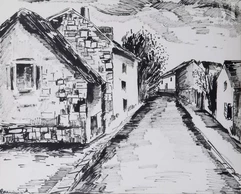 Maurice de VLAMINCK (1876 - 1958)-Maisons de campagne-img1