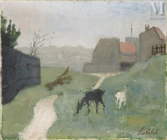 Ossip LUBITCH (Grodno 1896-Paris 1990)-Chèvres-img1