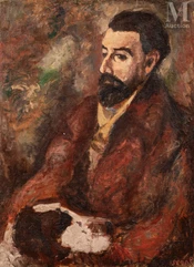 Simon SEGAL (Bialystok 1898 – Arcachon 1969)-Portrait d’homme-img1