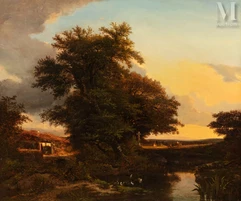 Jules ANDRÉ (1807-1869)-La vie bucolique à la campagne-img1