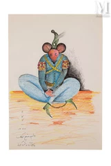 Ardeshir MOHASSESS (1938 Iran - 2008 Etats-Unis)-Haji Agha Moosh Gerefte, be shiveh Sanie ol molk-img1