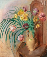 Abraham WEINBAUM (Kamenez- Podolski 1890 - déporté à Sobibor en 1943)-Bouquet de fleurs-img1