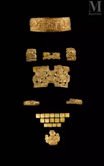 Exceptionnelle parure de seigneur chamane guerrier.--img1