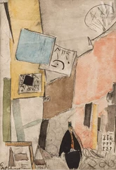 Alexis GRITCHENKO (Krolevets 1883 - Vence 1977)-Scène de rue à Stamboul, réalisé en 1921-img1