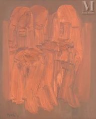 *PAUL GUIRAGOSSIAN (Liban, 1926-1993)-The Visit-img1