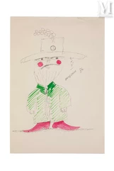 Ardeshir MOHASSESS (1938 Iran - 2008 Etats-Unis)-Autoportrait-img1