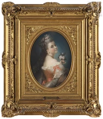 Constant Joseph BROCHART (1816-1899)-Jeune fille aux fleurs-img1