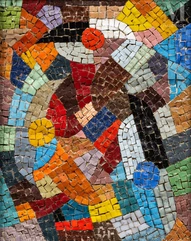 Otto FREUNDLICH (Stolp 1878-Lublin -Maidaneck 1943)-Composition mosaïque, 1942-img1