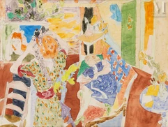 Raymond Jean LEGUEULT (Paris 1898-1971)-La sieste, circa 1940-img1