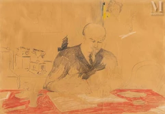 Philippe MALIAVINE (Orenburg 1869 - Nice 1940)-Portrait de Lénine-img1